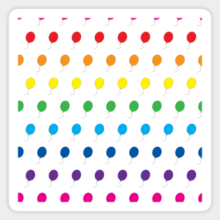 Rainbow balloons Sticker